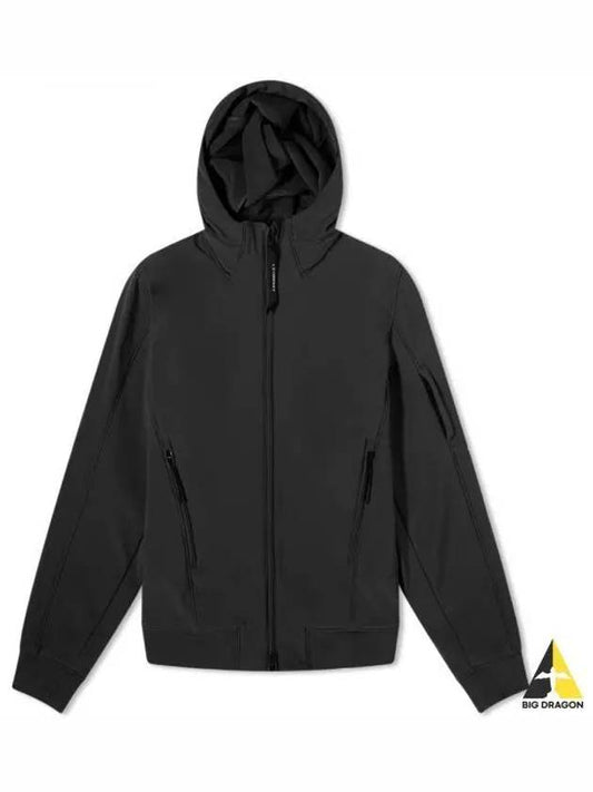 CP Shell-R Hooded Jacket Black - CP COMPANY - BALAAN 2