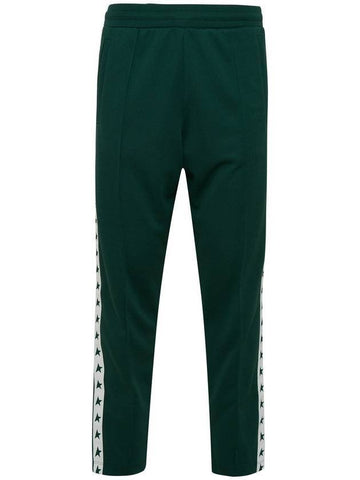 Men's Road Tapered Track Pants Green - GOLDEN GOOSE - BALAAN 1