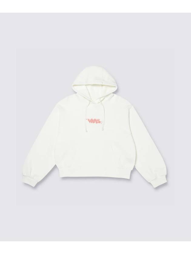 Logo Crop Hoodie Marshmallow - VANS - BALAAN 1