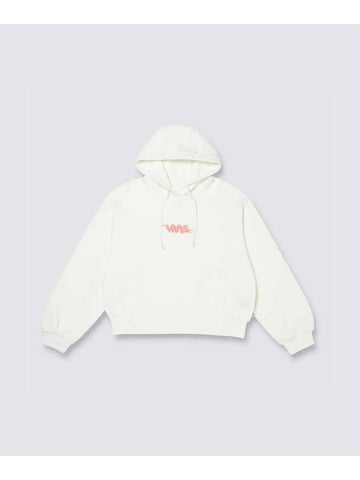 Logo Crop Hoodie Marshmallow - VANS - BALAAN 1