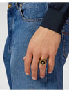 Men's Enamel Medusa Ring Gold - VERSACE - BALAAN 4