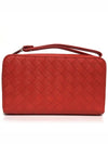 Intrecciato Long Wallet Red - BOTTEGA VENETA - BALAAN 4