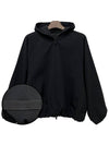 Back Logo Bonded Nylon Hooded Jacket Black 202BT244880F - FEAR OF GOD ESSENTIALS - BALAAN 1