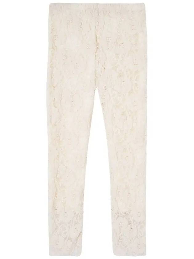 Kids Logo Lace Pants White F24039 036XX - THE ANIMALS OBSERVATORY - BALAAN 3