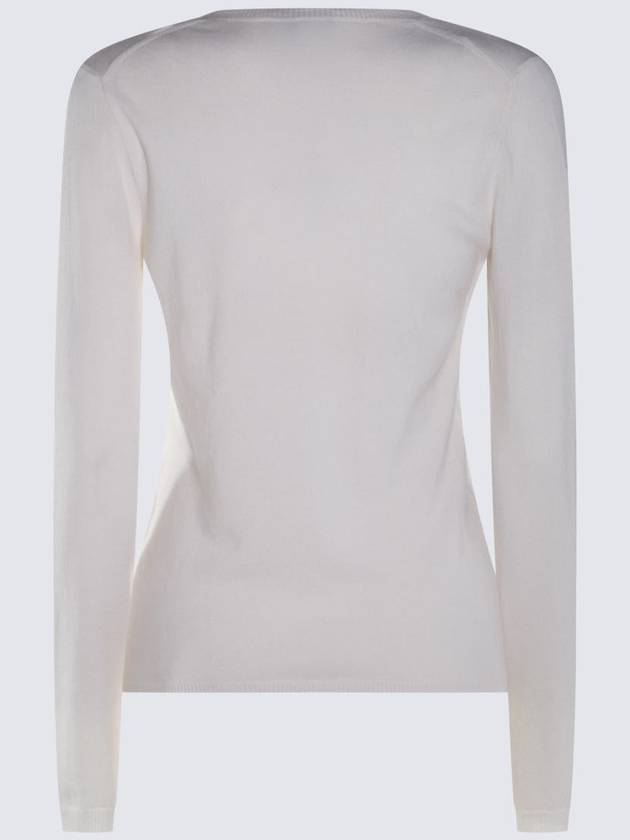 Allude White Wool Knitwear - ALLUDE - BALAAN 2