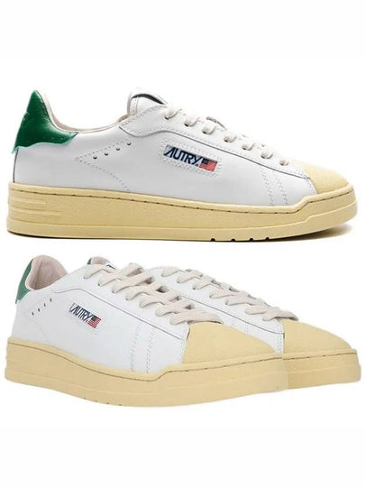 Lace Up Low Top Sneakers White - AUTRY - BALAAN 2