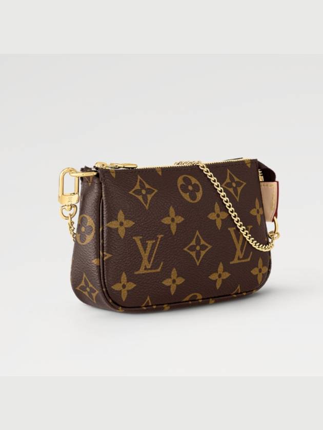 Monogram Mini Pochette Shoulder Bag Brown - LOUIS VUITTON - BALAAN 3