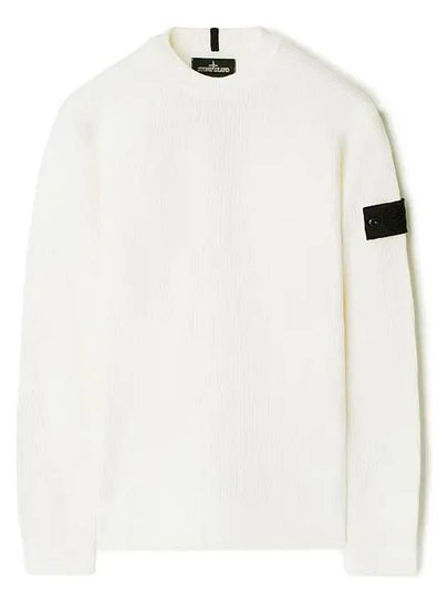 Shadow Project Wappen Patch Knit Top White - STONE ISLAND - BALAAN 2