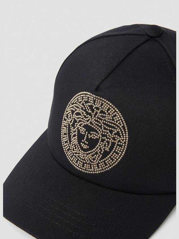 Stud Medusa Baseball Ball Cap Black - VERSACE - BALAAN 5