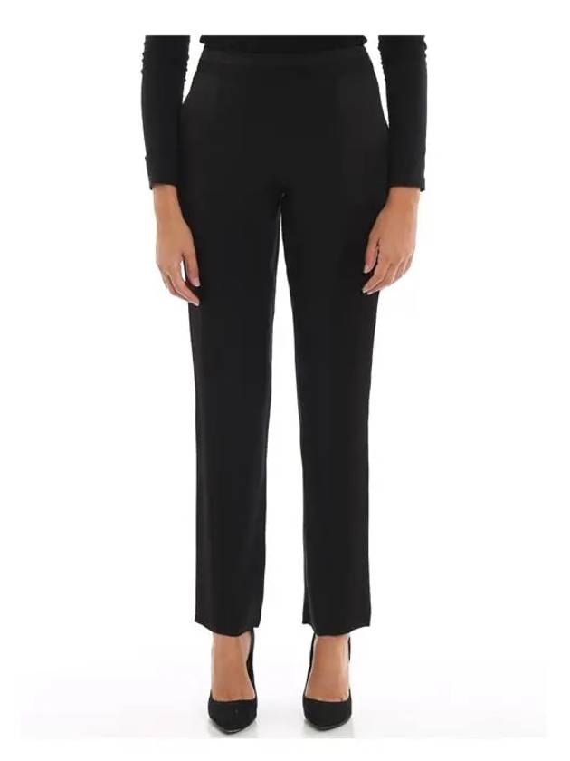 Agostin Straight Pants Black - MAX MARA - BALAAN 7