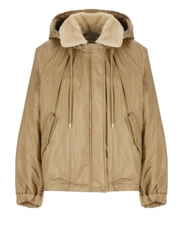 Arles Reversible Water Repellent Padding Camel - MAX MARA - BALAAN 2