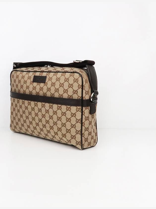 GG Monogram Canvas Messenger Bag Beige - GUCCI - BALAAN 3