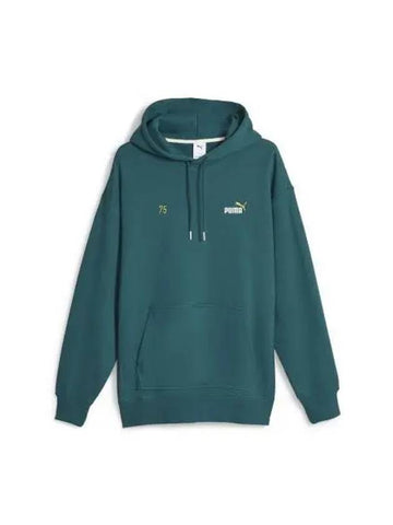 No 1 Logo Celebration Hooded Sweatshirt Green 621740 43 - PUMA - BALAAN 1