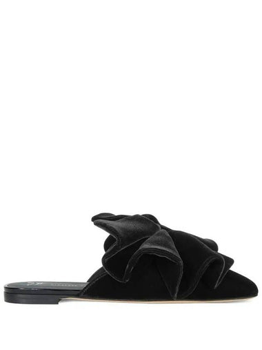 PIGALLE Flat Mule Black - GIUSEPPE ZANOTTI - BALAAN 1