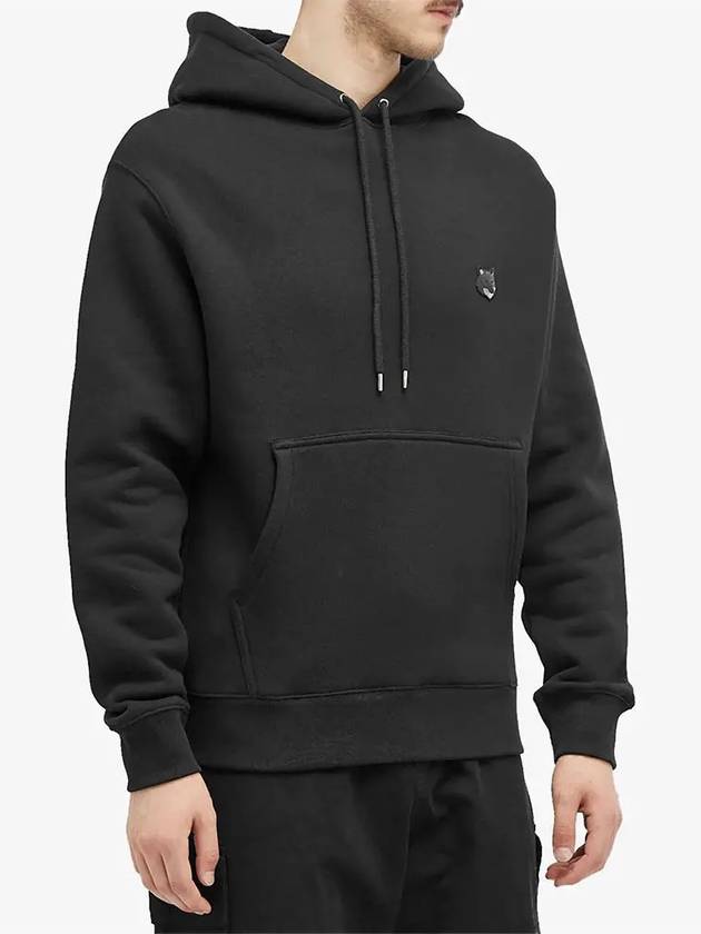 Bold Fox Head Patch Comfort Hoodie Black - MAISON KITSUNE - BALAAN 3