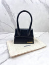 Le Chiquito Moyen Medium Leather Tote Bag Black - JACQUEMUS - BALAAN 9