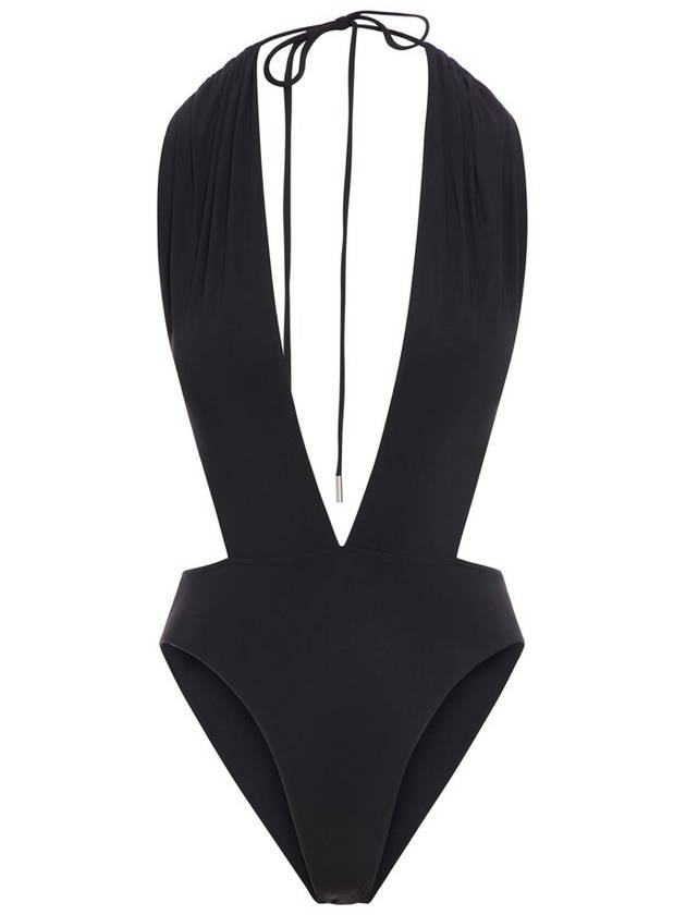 24 ss Backless VHALTER Swimsuit 777741 Y601V 1000 B0111035266 - SAINT LAURENT - BALAAN 1