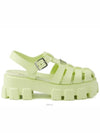 Monolith Rubber Sandals Green - PRADA - BALAAN 5