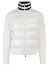 Logo Mix Padded Jacket White 8G000 01 899V9 033 - MONCLER - BALAAN 1