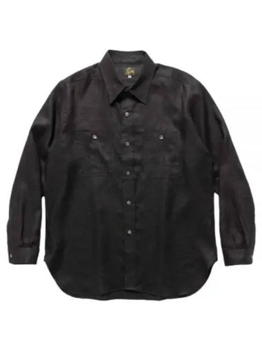 24 Work Shirt BLACK OT206 - NEEDLES - BALAAN 1