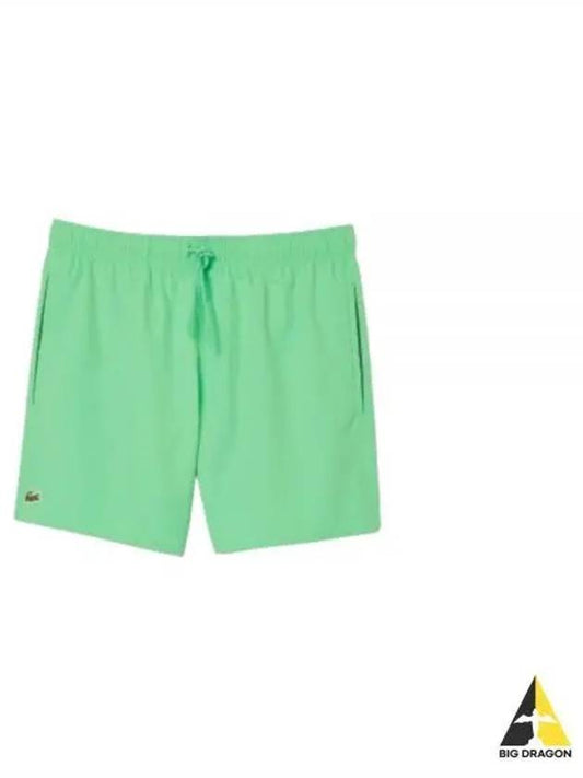 Men's Light Quick Dry Swim Shorts Green - LACOSTE - BALAAN 2