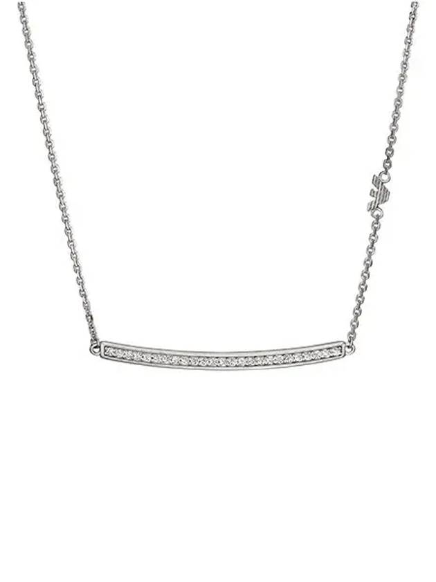 EG3591040 Cubic Silver Women Necklace - EMPORIO ARMANI - BALAAN 3