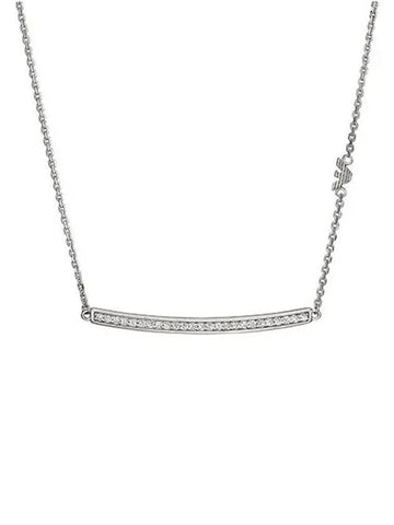 EG3591040 Cubic Silver Women Necklace - EMPORIO ARMANI - BALAAN 1