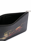 Lion Print Clutch Bag Black - GIVENCHY - BALAAN 3