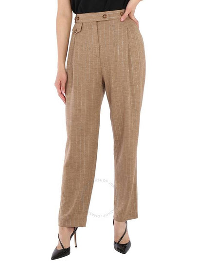 Melange Straight Pants Beige - BURBERRY - BALAAN 2