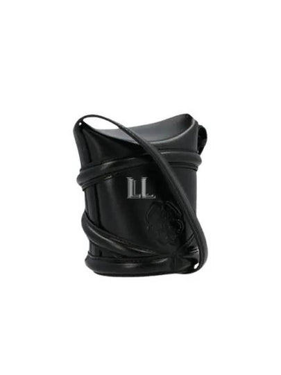 Curve Small Bucket Bag Black - ALEXANDER MCQUEEN - BALAAN 2