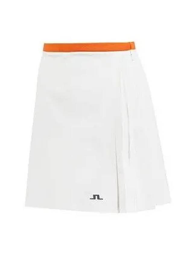 Women's Sierra Pleated Skirt White - J.LINDEBERG - BALAAN 2