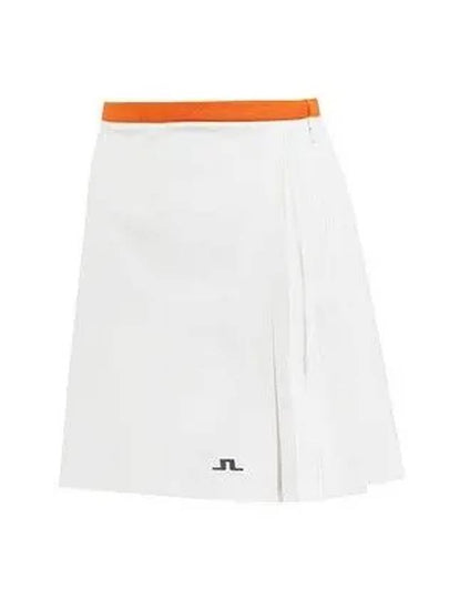 Women's Sierra Pleated Skirt White - J.LINDEBERG - BALAAN 2