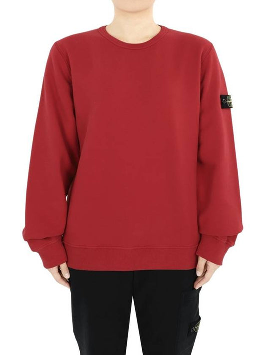 Stone Waffen Patch Round Neck Sweatshirt (Dark Red) 811661320 V0010 14A - STONE ISLAND - BALAAN 2