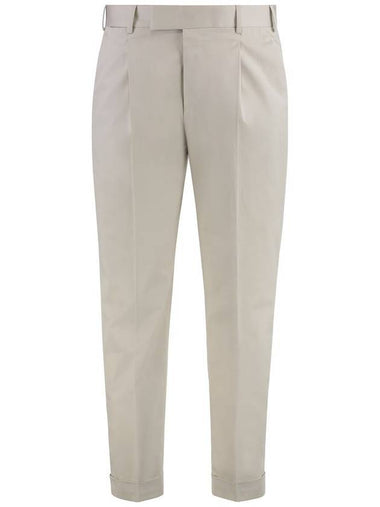 Pt Torino Edge Cotton Trousers - PT TORINO - BALAAN 1