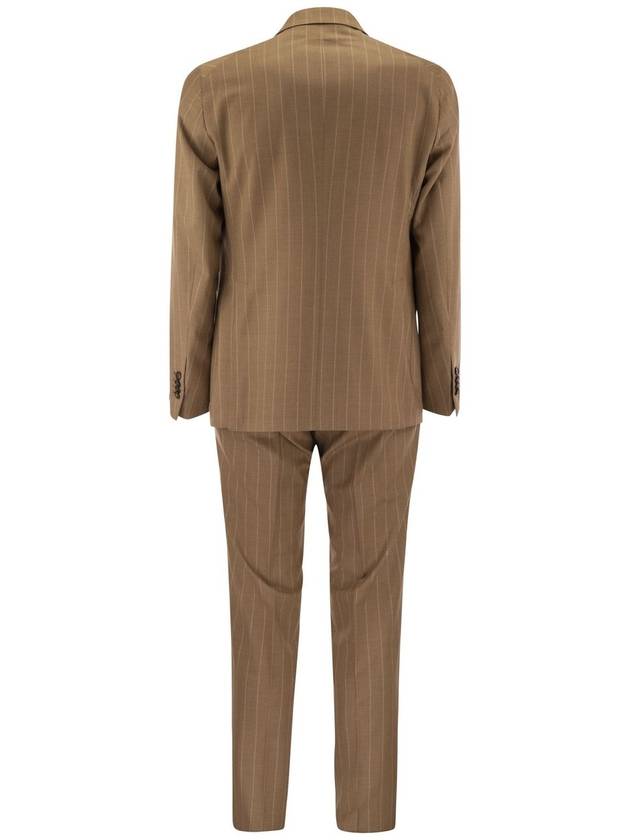 Pinstripe suit in wool and silk - TAGLIATORE - BALAAN 2