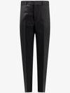 Wool Mohair Silk Twill Slacks Black - DIOR - BALAAN 2