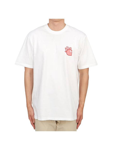 Little Hellraiser Short Sleeve T-Shirt White - CARHARTT WIP - BALAAN 1