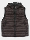 D.D. Shell Goggles Down Vest Black - CP COMPANY - BALAAN 4