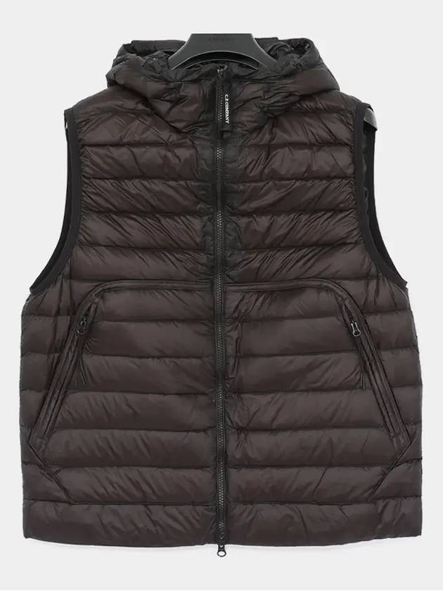 D.D. Shell Goggles Down Vest Black - CP COMPANY - BALAAN 4