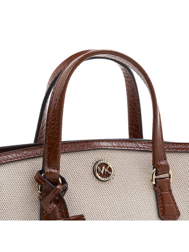 Chantal Small Tote Bag Brown Beige - MICHAEL KORS - BALAAN 8