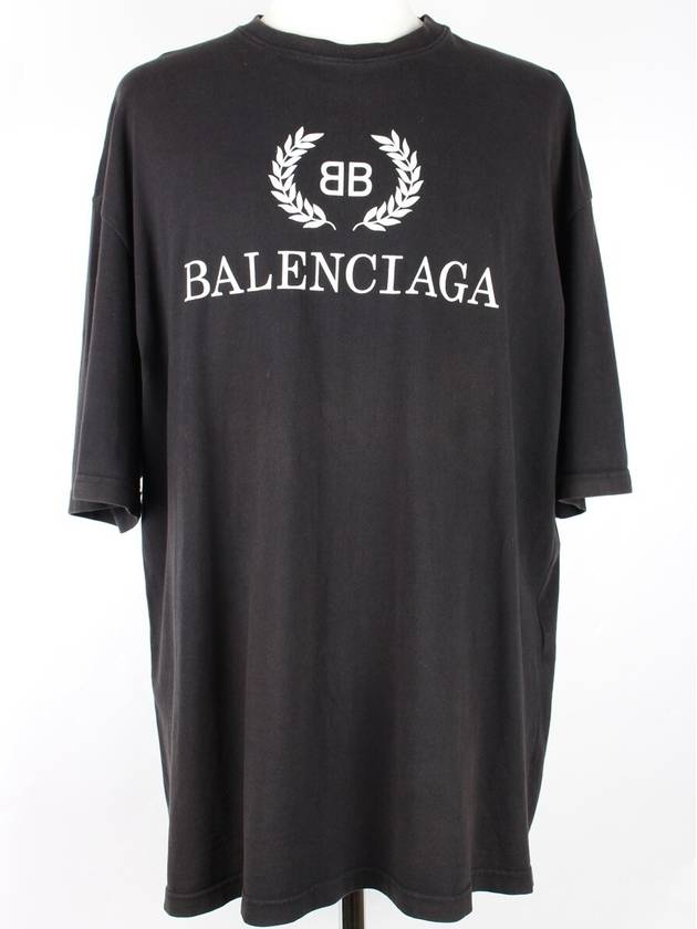 BB logo laurel short sleeve t shirt XL 105 - BALENCIAGA - BALAAN 1