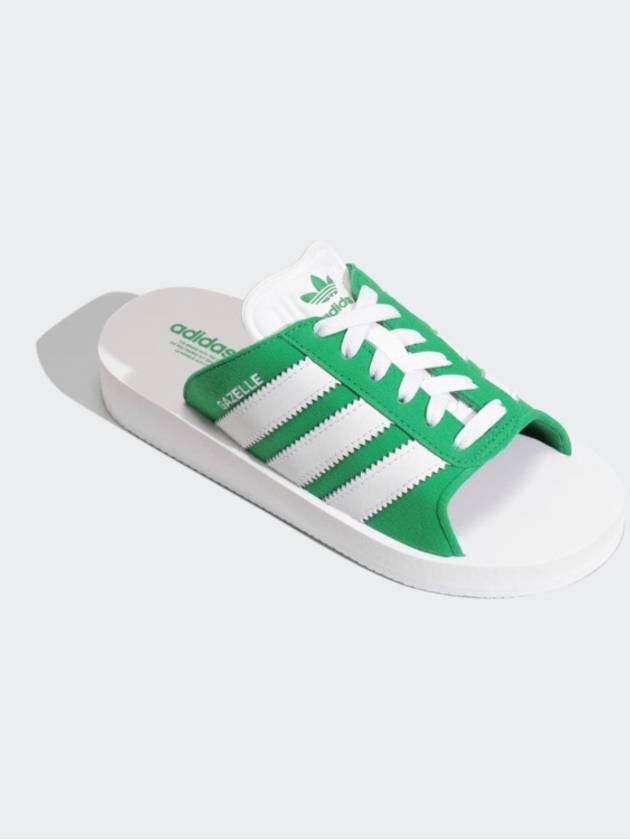 Original Gazelle Beach Slippers Green - ADIDAS ORIGINALS - BALAAN 5