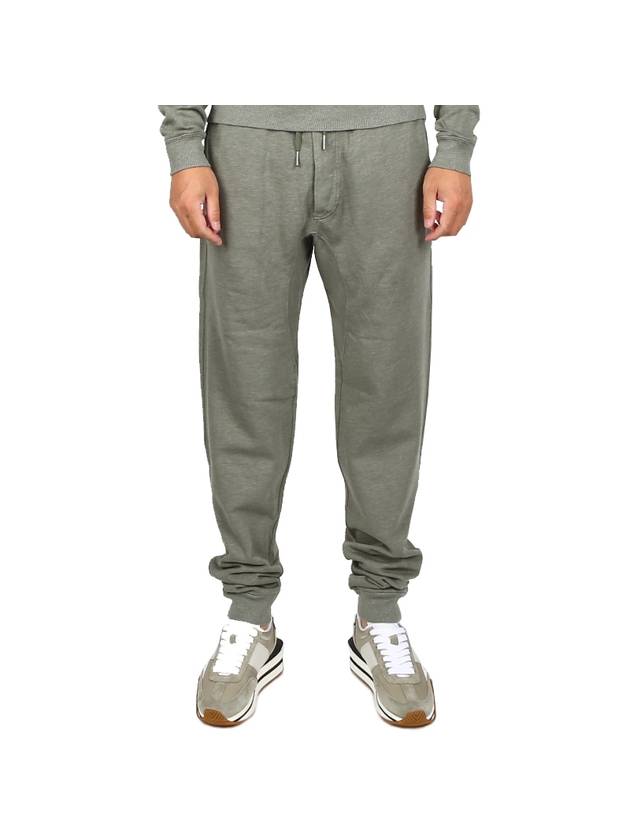 Cotton Blend Jogger Track Pants Grey - TOM FORD - BALAAN 2