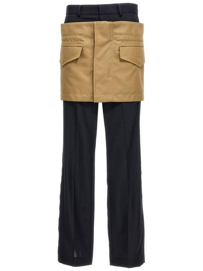 SS pants inserto mini skirt 2306612201 - SACAI - BALAAN 2