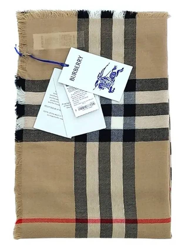 Vintage Check Wool Scarf Archive Beige - BURBERRY - BALAAN 5