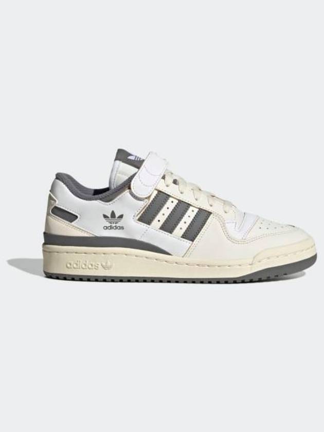 Forum 84 Panel Low Top Sneakers Off White Silver Pebble - ADIDAS - BALAAN 2