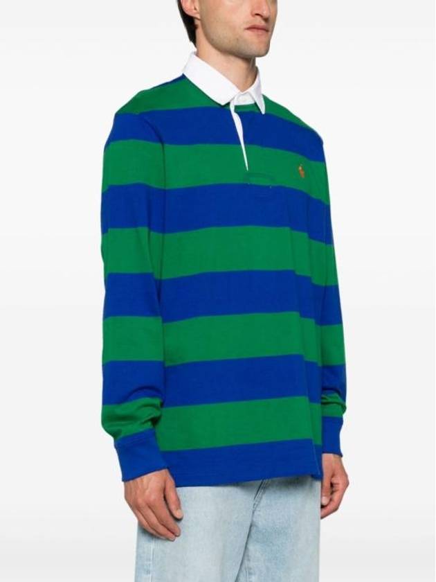 Striped Polo Shirt Green Royal - POLO RALPH LAUREN - BALAAN 6