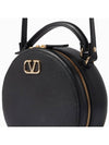 V Logo Signature Round Mini Bag Black - VALENTINO - BALAAN 4