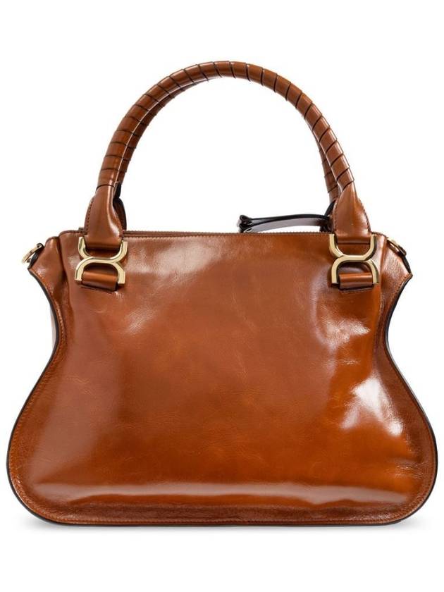 Marcie Shiny Leather Cross Bag Clay Brown - CHLOE - BALAAN 4