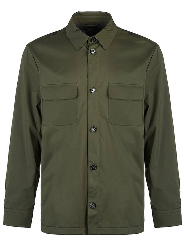 Windwish Overshirt Jacket Dark Green - LORO PIANA - BALAAN 2